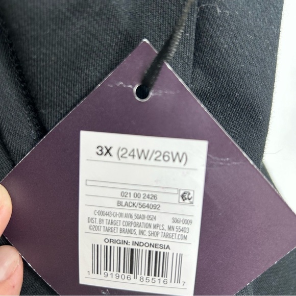 NWT 3X Ava & Viv Black everywhere pant - Picture 11 of 12